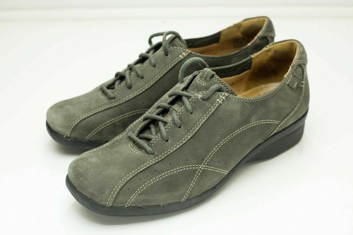 Scarpa donna Clarks destrutturata 8 grigia stringata