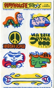 Pee Wee's Playhouse 1988 TOPPS komplettes Tattoo # 11 von 12 Blatt - Herman TV Show - Bild 1 von 1