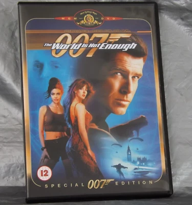 The World Is Not Enough DVD 1999 Film Rated 12 Action Adventure 123 Minutes Used - Image 1 of 4
