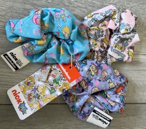 NICKELODEON RUGRATS 3 PACK OF HAIR SCRUNCHIES/HAIR BANDS..BRAND NEW.. - Picture 1 of 1