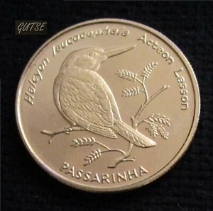 *GUTSE* CABO VERDE, 10 ESCUDOS 1994, MARTIN PESCADOR, SIN CIRCULAR. - Imagen 1 de 2