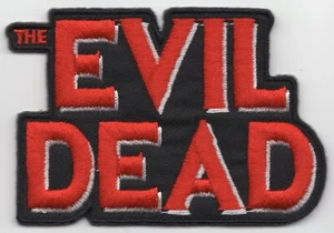THE EVIL DEAD Horror Gore Goth Cloth Patch Iron-On Sew-On Applique - Picture 1 of 2