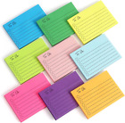 9 Pads To Do Lined Sticky Notes Self-Stick Note Pads With Line 3X4 Inch Adhesive