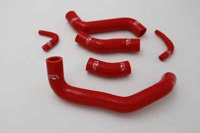 Silicone Radiator Coolant Hose Kit for Kawasaki ZRX1200R 2001-2007 2005 2006 Red - Image 1 of 4
