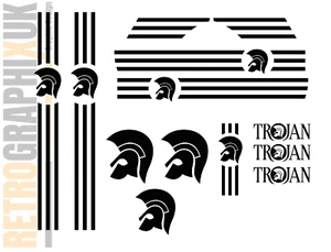 Vespa PX Sticker Full Kit - LS MG TB SP + Ska Trojan Skinhead SP10SE. - Picture 1 of 7