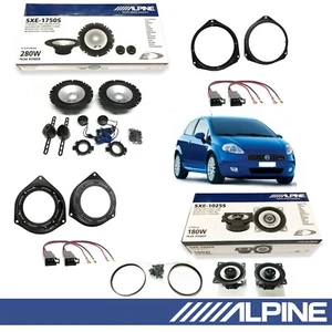 ALPINE SXE1750S + SXE1025S 6 Lautsprecher Vorne + Hinten Für Fiat Grande Punto - Bild 1 von 9