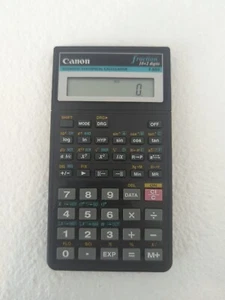 Calculadora estadística científica Canon F-603 y fracción de estuche 10+2 dígitos - Imagen 1 de 2