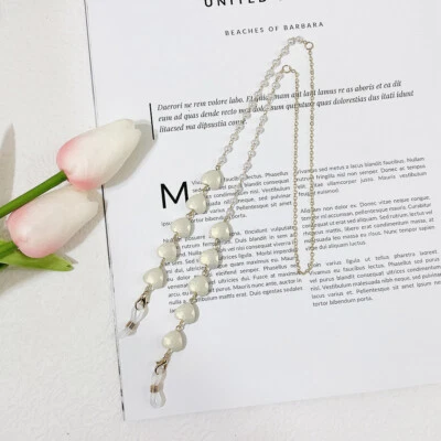 Gafas de sol con cuentas correa de cadena gafas de lectura cordón para el cuello soporte para gafas Foto 1 de 4