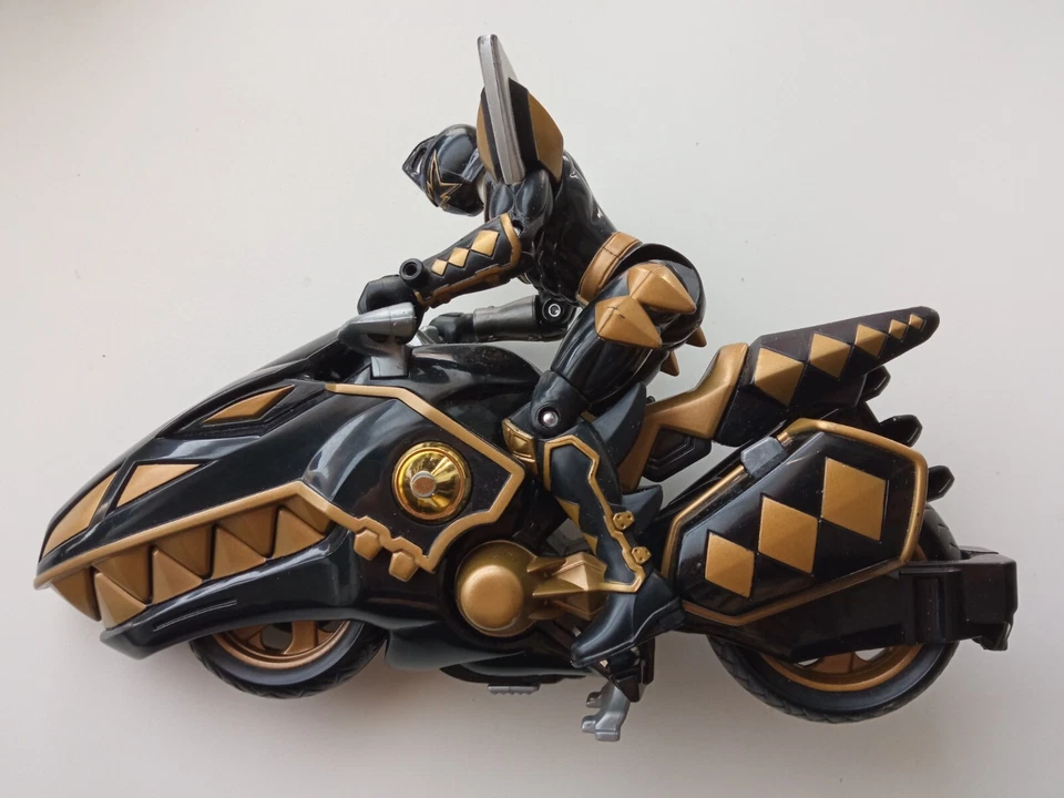 * POWER RANGERS DINO THUNDER BLACK RAPTOR BANDAI 2003 - Imagen 1 de 4