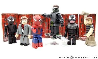 MEDICOM 100% SPIDER-MAN SPIDERMAN 3 KUBRICK FIGURE SET (6 PCS) WITH CHASE NEW - Image 1 of 4