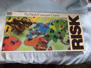 Vintage Risk 1980s The World Conquest Game By Parker Complete - Picture 1 of 14