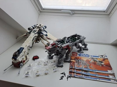 LEGO Star Wars Republic Dropship with AT-OT Walker 10195, 100% vollständig mit B - Image 1 of 4