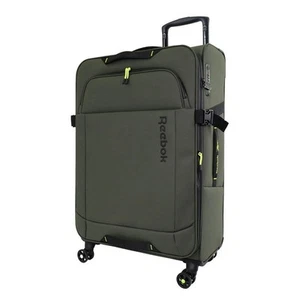 Reebok Lightweight Verisitle Soft Shell Suitcase Large - Khaki Expandable - Picture 1 of 1