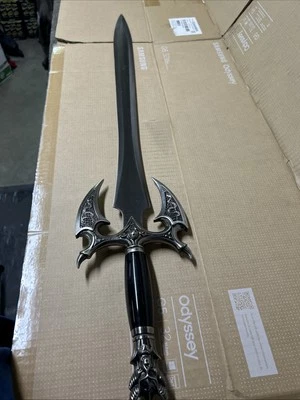 28" Blade Fantasy Stainless Steel Decorative Sword - Image 1 of 4