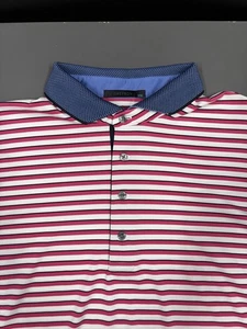 Greyson Hiawatha Striped Golf Polo Shirt Mens 2XL Stretch Performance Fabric - Picture 1 of 9