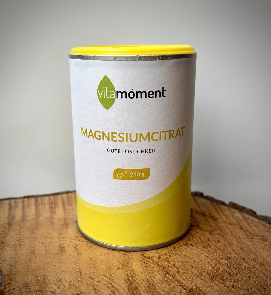 Magnesiumcitrat-Pulver 250g vitamoment Magnesium 71 Portionen