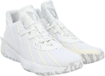 Kansas Jayhawks TI White Dame 7 Adidas Shoes from Athletics Program - Size 12.5 - Image 1 of 4