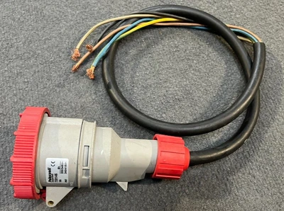 16A 3 Phase Generator Socket Tail 5 Pin Palazzoli Mains Event Electrical Power - Image 1 of 4