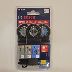 Bosch OSL003VP 3-Piece Starlock Oscillating Multi Tool Plunge Cutting NEW! - Picture 1 of 2