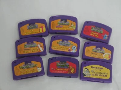 Lot of 9 Leap Frog Leap Pad Game Cartridges Disney Scooby-Doo Magic School Bus - Image 1 of 4