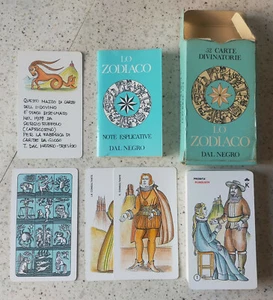 Dal Negro 52 Carte DIVINATORIE LO ZODIACO 1979 Ruffolo Tarocchi Cartomanzia - Imagen 1 de 12