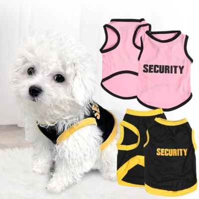 Pet Clothing Fashion Single Printed Small Dogs Vest Dog Clothes Comfortable New - Image 1 of 4