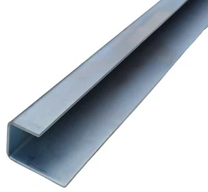 3 mm dick U Profil ungleich Stahl verzinkt, 1000 mm Länge 1 Stück - Picture 1 of 4
