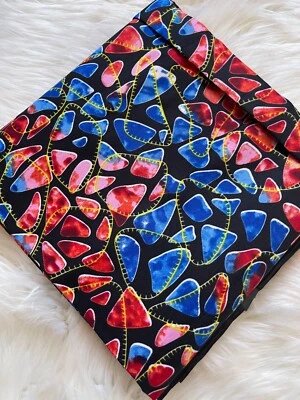 African Polycotton Wax Print Fabric Ankara For Sewing & Crafting 6 Yards - Image 1 of 3