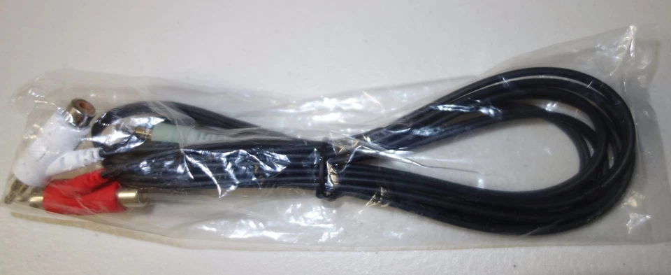 Cable divisor de auriculares para juegos de 6 pies macho de 3,5 mm a RCA para Turtle Beach X3 X31 Foto 1 de 1