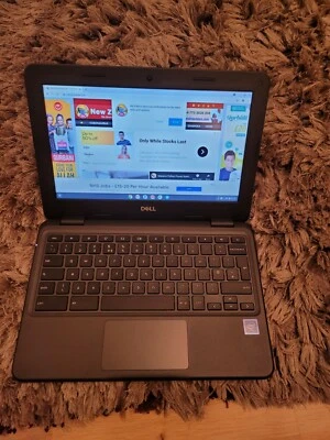 Dell Chromebook 3100 11.6" (16GB SSD, Intel UHD Graphics 600, 1.1GHZ, 4GB RAM)  - Image 1 of 4