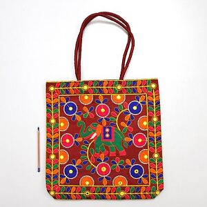Indian Handmade Ethnic Designer Bohemian Multi Purpose Handbag Thai Tote Bag a