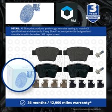 Brake Pads Set fits PEUGEOT 207 1.4D Rear 2006 on ADL E172270 E172286 1611457280