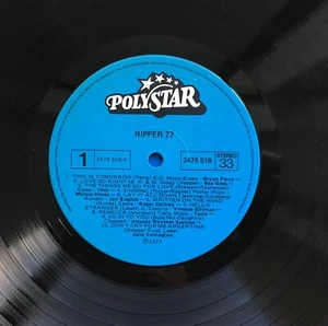 HUSH/STATUS QUO/SUPERNAUT/BRYAN FERRY/THE STUDS Ripper '77 POLYSTAR *DISK ONLY* - Picture 1 of 2