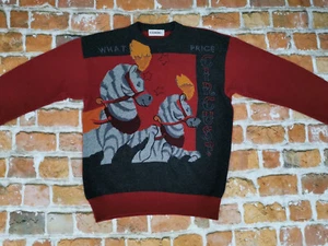 Iceberg Vintage Jersey Price Circo? Cebra Rojo Informal Talla:L Punta Top - Imagen 1 de 9