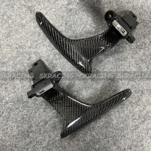 For infiniti Q50 2014-2017 Carbon Fiber Shift paddle knobs 2pcs replacement - Foto 1 di 5