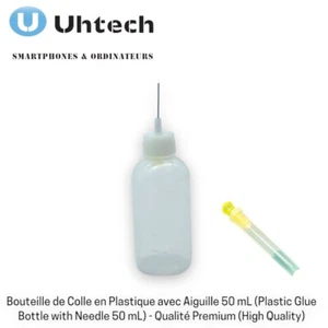 Klebeflasche aus Kunststoff mit Nadel 50 ml - Premium Qualität - Bild 1 von 3