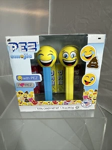 PEZ Emoji 2 Pack Laugh Smile Cry Collectable Candy (expired) - Picture 1 of 4