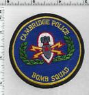 Cambridge Police Bomb Squad (Massachusetts) 1st Issue Cap/Hat Patch 
