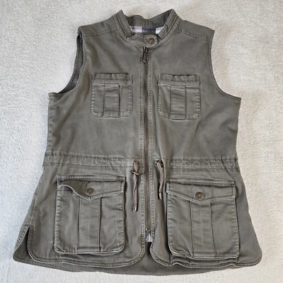 Chaqueta Chaleco Gander Mountain Mujer Mediano Guía Serie Gorpcore Franela Forrada Foto 1 de 4