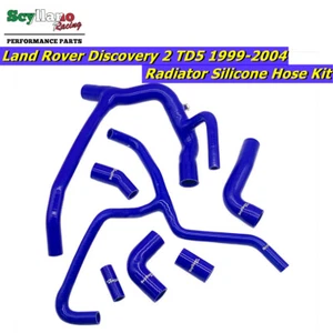 Kit de manguera de radiador de silicona azul para tubo de refrigerante Land Rover Discovery 2 TD5 - Imagen 1 de 1
