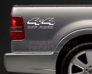 2) 4x4 Bedside Decals Stickers mud turbo diesel utv atv rzr truck Style #8 - Imagen 1 de 2