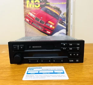 BMW C33 RADIO STEREO CASSETTE E36 318 323 328 E30 E31 E32 E34 540 840 M3 Z3 CODE - Picture 1 of 11