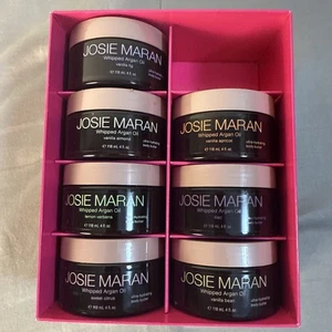 7 Variety Josie Maran Whipped Argan Oil Body Butter 4 fl oz Each NEW - Picture 1 of 9