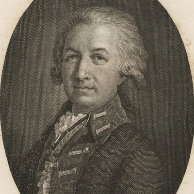 Christian Geyser Gavriil Derschawin Porträt Borowikowski Kupferstich ca. 1795 - Bild 1 von 4