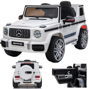 Mercedes-Benz G 63 G63 AMG V8 Biturbo Kinderauto Kinderfahrzeug Elektroauto Weiß - Bild 1 von 11