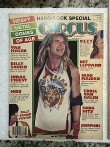 Circus Magazine may 31 1983 VAN HALEN DAVID LEE ROTH, KISS, OZZY - Picture 1 of 6