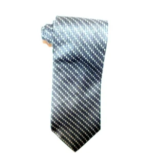 Jones New York NWOT Black w/Geometric White Dots 100% Silk Tie 56x3.75" - Bild 1 von 3