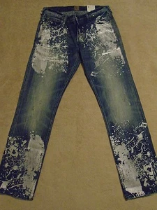 PRPS GOODS & CO BARRACUDA Mid Blue Metallic Splatter Herren 34 x 33,5 Orig. 300+ $  - Bild 1 von 12