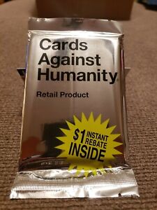 Cards Against Humanity - Retail Product Pack - New & Unopened w/ $1 Rebate