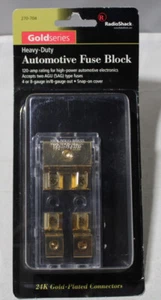 Radio Shack Heavy Duty Gold Series Automotive Fuse Block 274-704 60 Amp Audio - Picture 1 of 3